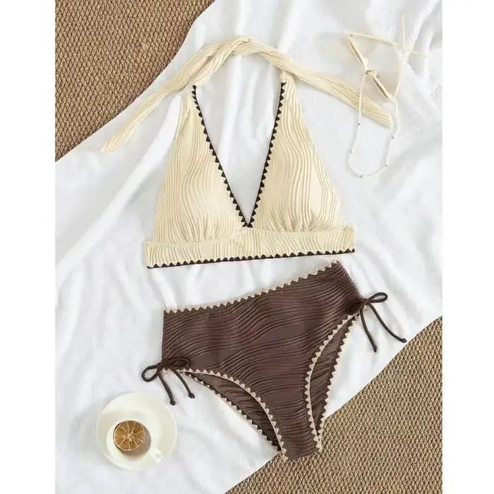 Sexy taille haute Bikinis femmes maillots de bain femme maillot