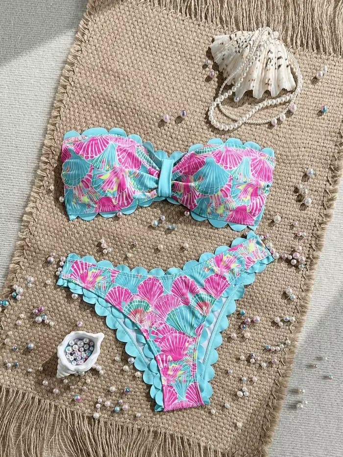Bikini bandeau sexy 2026 pour femme