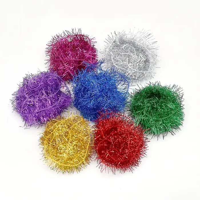 MNFT 2 mètres/sac Crystal Palmer Ice Chenille-7 couleurs-matériaux d'attache de mouche