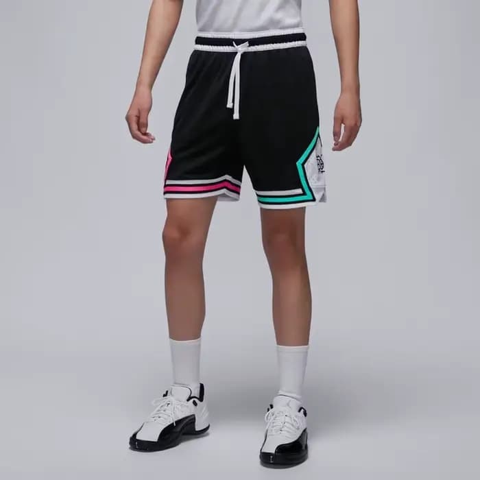 Jordan Short de sport décontracté à séchage rapide avec cordon de serrage à la taille élastique pour homme, noir HF6592-010