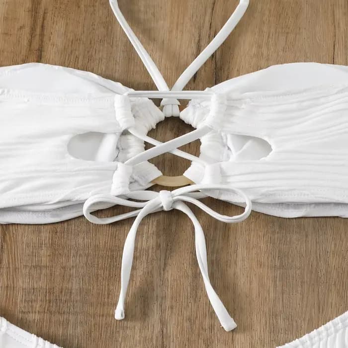 Maillot de bain blanc pour femmes