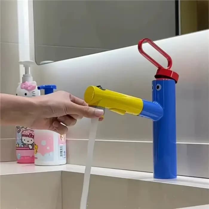 Robinet de lavabo rotatif BSEVB avec robinet de salle de bain coloré et douchette pour lavabo chaud et froid