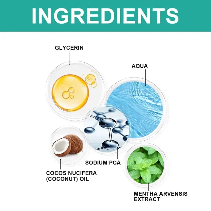 Bain de bouche à l'huile de coco sans alcool, protège la santé dentaire, rafraîchit l'haleine et élimine les résidus alimentaires.