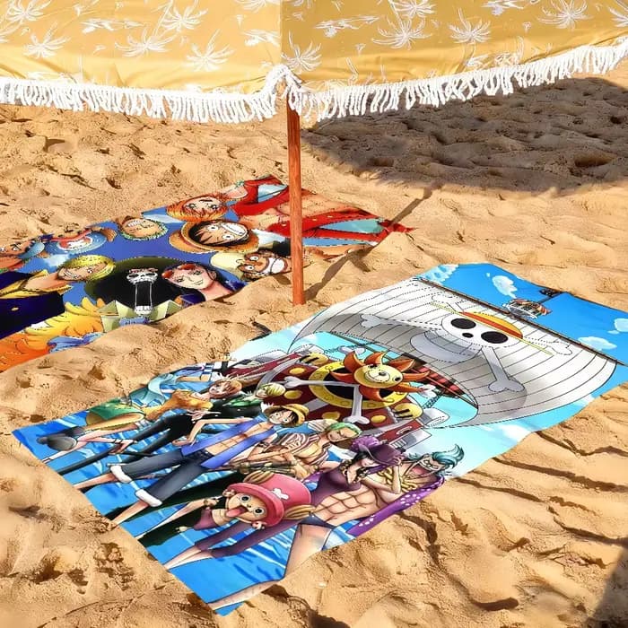 Serviette de bain Anime One P-Piece, idéale pour la natation légère, le camping, le yoga, la plage