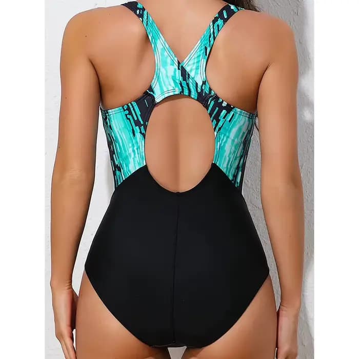 Maillot de bain une pièce imprimé pour femme