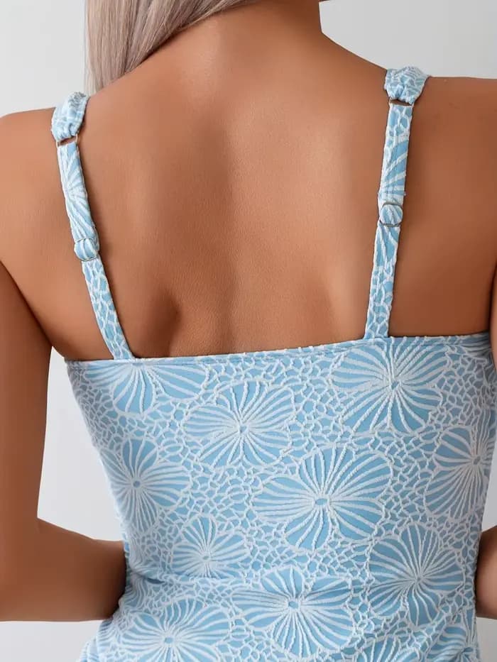 Maillot de bain une pièce à bretelles imprimé en 3D