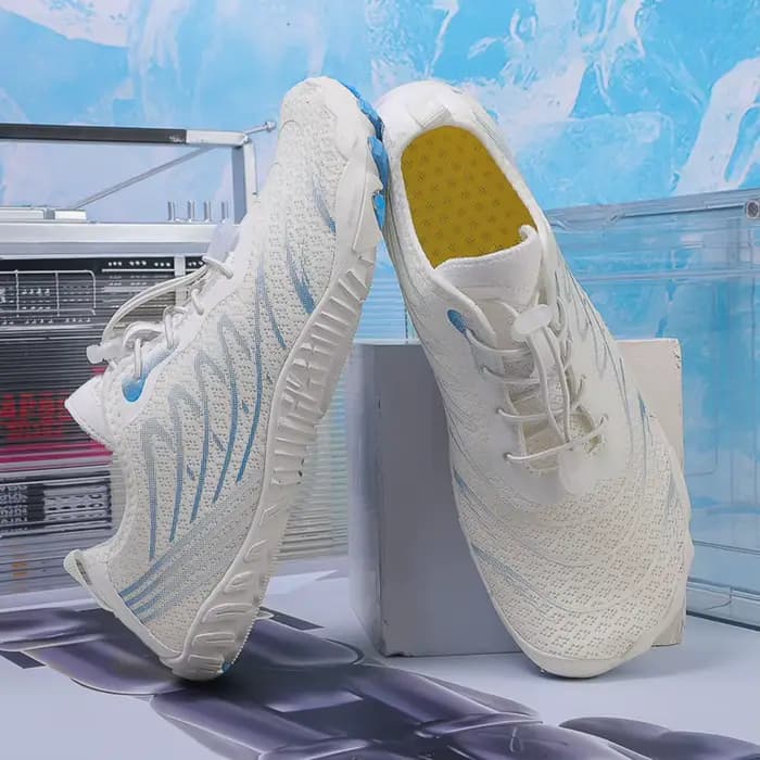 Aqua Shoes Chaussures de mise à la terre avec chaussures de mise à la terre en cuivre Chaussures d'eau unisexes à séchage rapide Chaussures légères pieds nus pour les sports nautiques