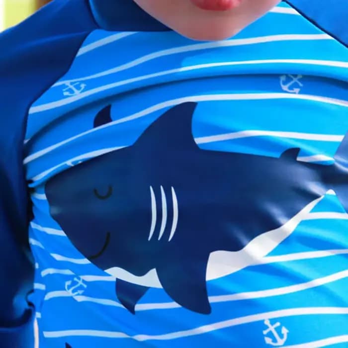 2025 garçons maillot de bain deux pièces ensemble 3 à 4 5 6 7 8 9 10 11 12 ans enfant en bas âge requin imprimé