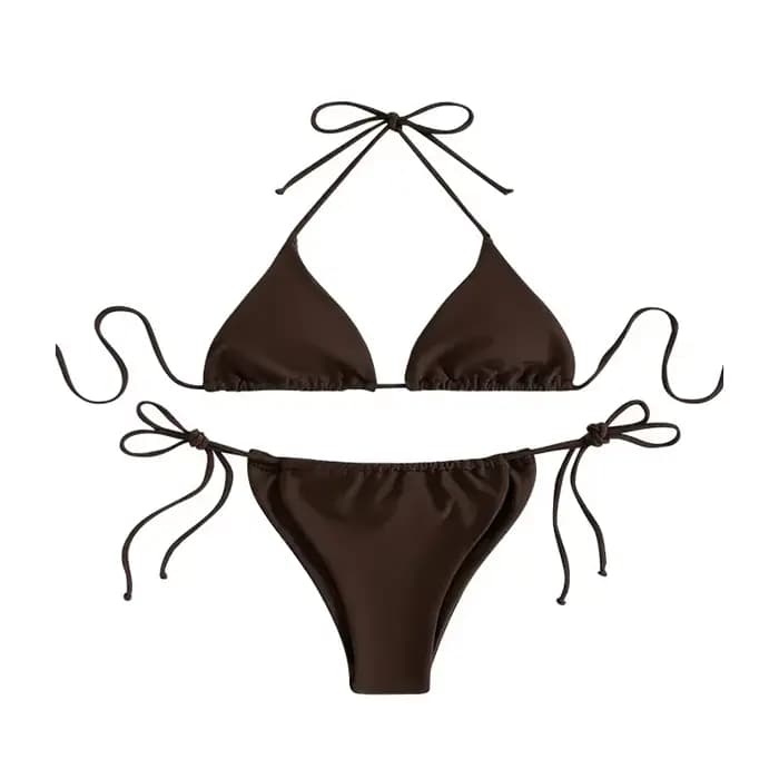 Maillot de bain Sexy à trois points pour femmes