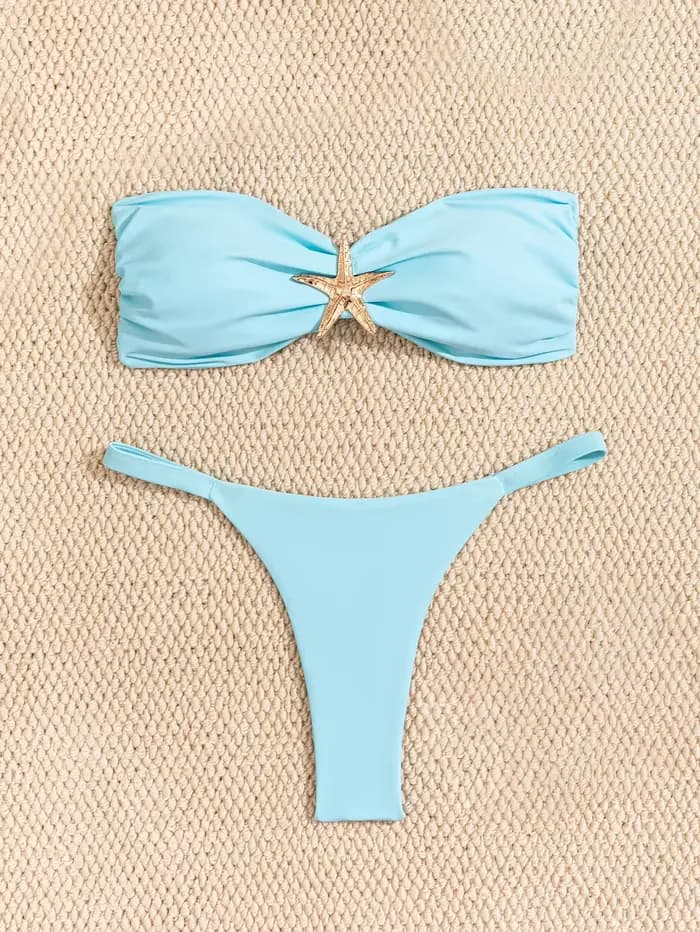 Ensemble bikini bandeau sexy 2026 pour femme