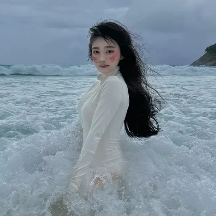 Tail Wave – maillot de bain à col roulé pour femmes