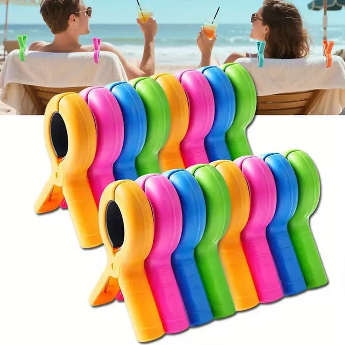 4/8 pièces pinces à serviettes de plage pour chaises de plage, pinces porte-serviettes pour chaise piscine sur croisière, épingles à vêtements robustes, Clips solides