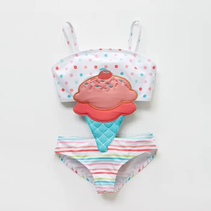 Maillot de bain une pièce pour filles, 12-7T, vêtements de natation en fibre, maillots de bain sirène pour enfants, maillots de bain d'été