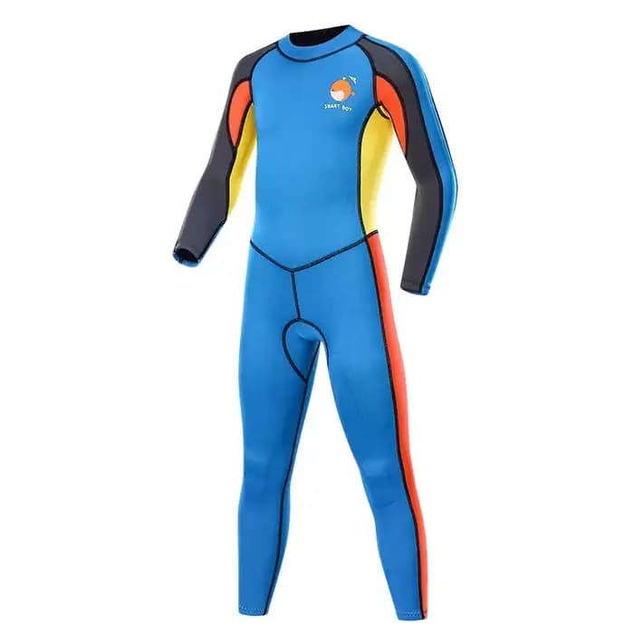 SBART-Combinaison de Plongée en Néoprène Trempé pour Enfants, Garçons et Bol, Garde au Chaud, Maillot de Bain une Pièce, Manches sulf, Protection UV, 2mm