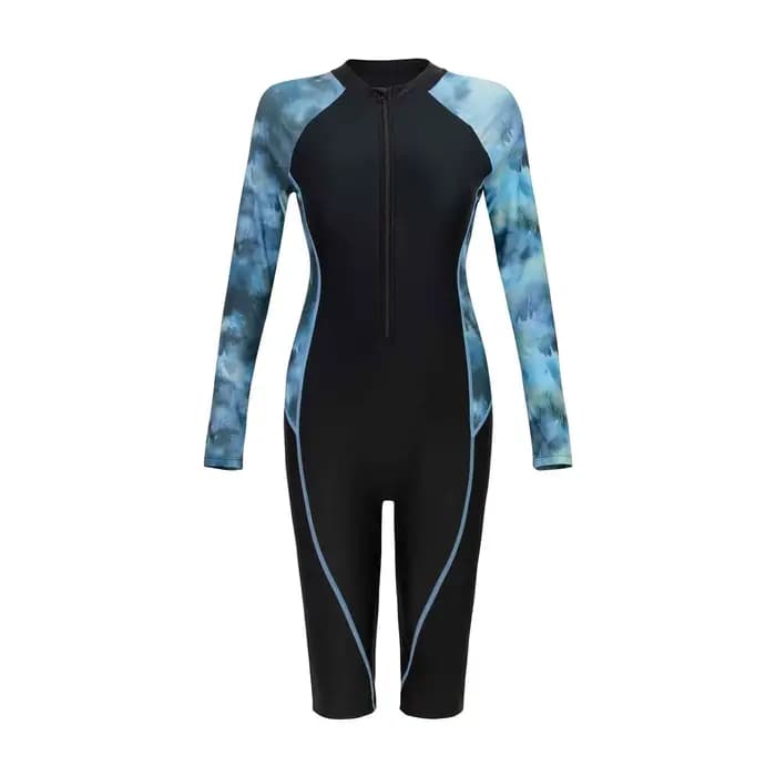Femmes maillot de bain avec manches femme une pièce maillot de bain été maillots de bain maillot de bain femme maillot de bain complet Surf Costume