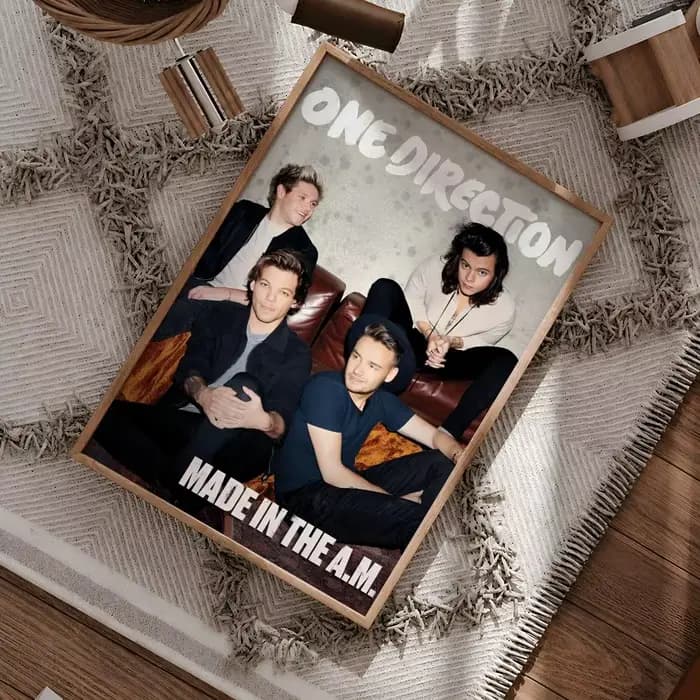Affiche de la groupe One Direction 1D, imperméable, HD, moderne, à coller, décoration murale, chambre à coucher, salon, dortoir, bureau