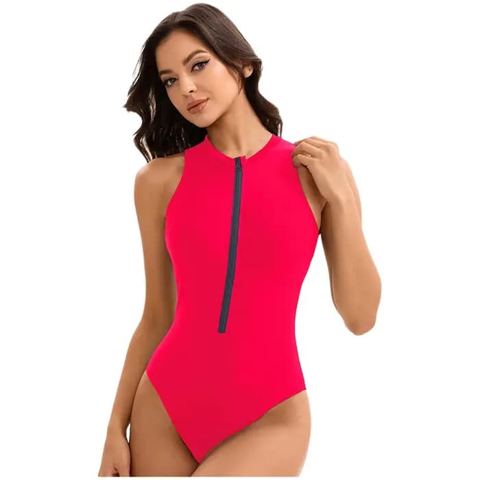 Combinaison de natation athlétique une pièce pour femme