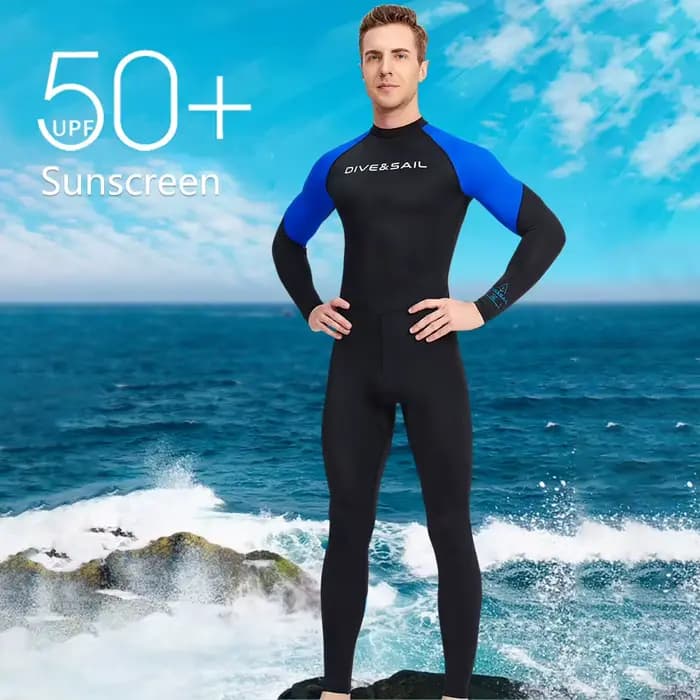 Vêtements de plongée pour hommes avec fermeture éclair