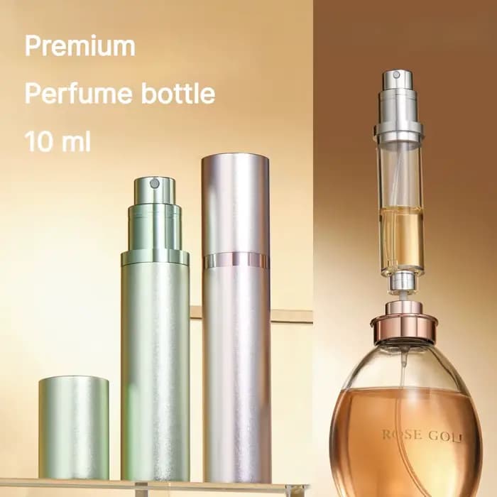 Flacons de parfum premium de 10 ml, atomiseur rechargeable, flacon vide à remplir par le bas, flacon pulvérisateur à fine brume, conteneur de voyage, distributeur de parfum