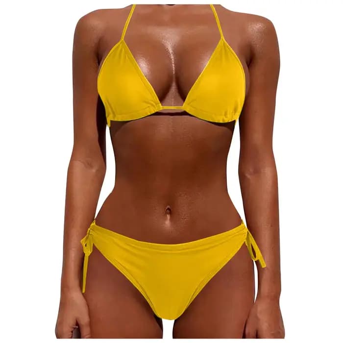 Été léger épicé fille Bikini maillot de bain femmes Sexy mode