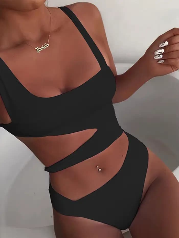 Maillot de bain une pièce coupe sexy pour femme