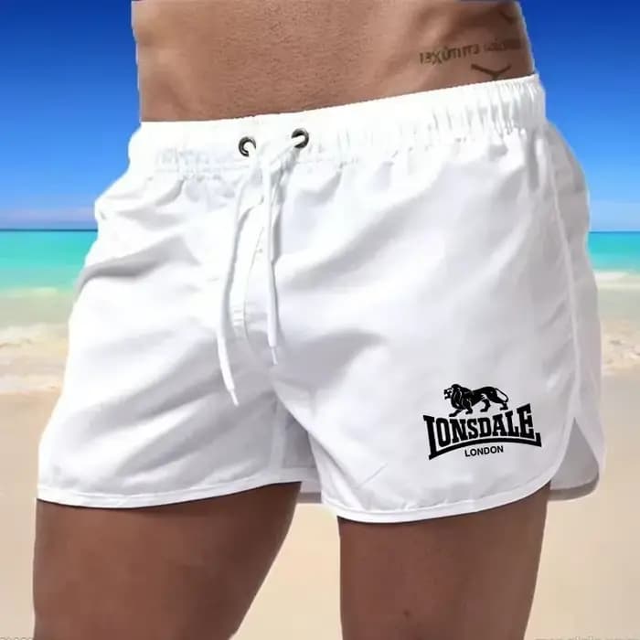 Shorts de plage pour hommes Lonsdale - Imprimé - Pantalons de sport