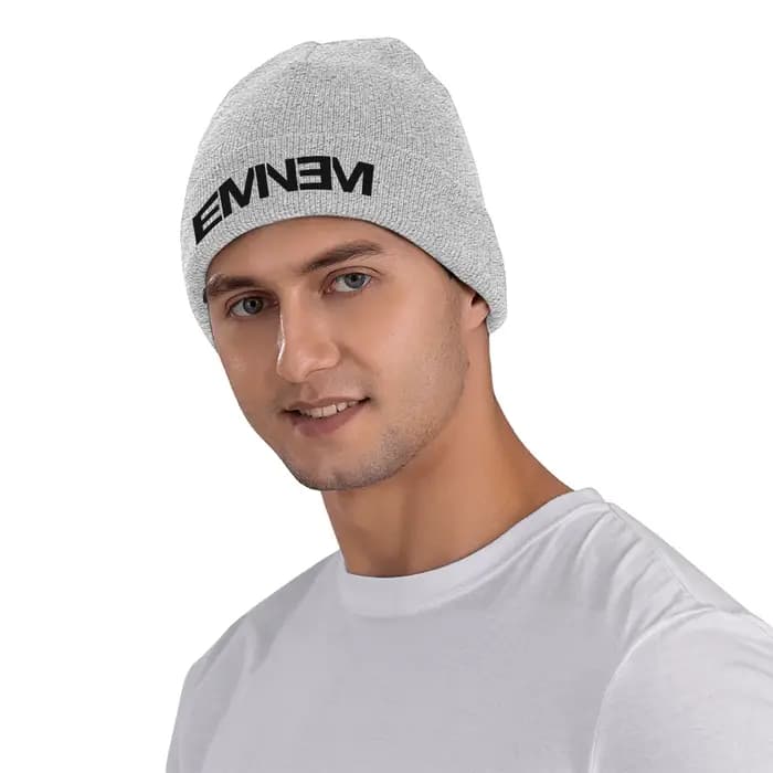 Eminem rappeur Rap dieu tricot chapeau bonnet automne hiver chapeau chaud unisexe Hip Hop vieille école musique casquettes hommes femmes cadeau,