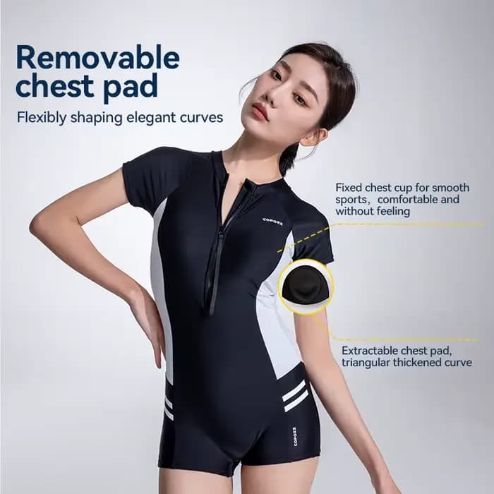 Maillot de bain une pièce anti UV pour femme