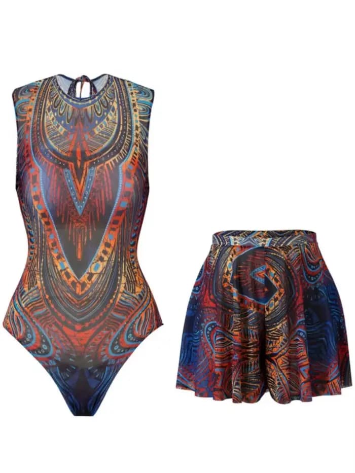 Maille taille haute Sexy maillot de bain femmes été