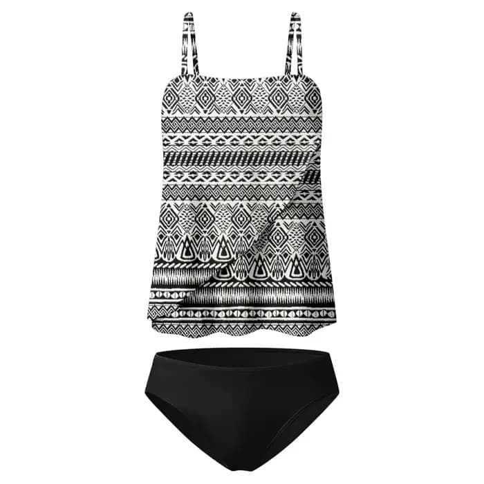 Maillot de bain bikini sexy deux pièces pour femme, tissu polyester tendance importé de Corée, adapté à la natation et aux sports nautiques