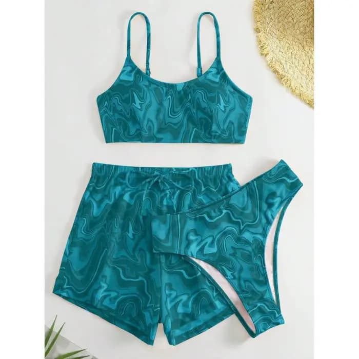 Cikini-Ensemble Bikini Trois Pièces pour Femme