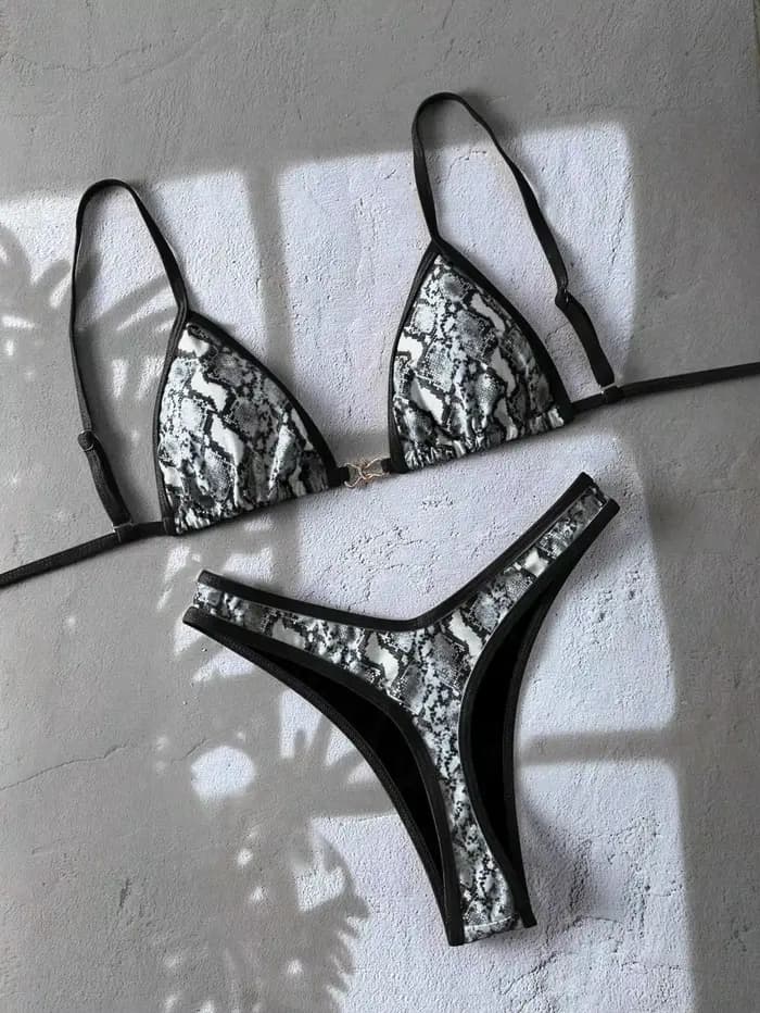 Sexy noir imprimé zèbre Micro Bikini 2026 femmes brésilien Push Up soutien-gorge string maillot de bain plage maillot de bain vacances maillots de bain Biquini