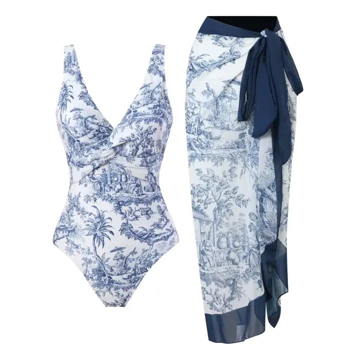 Maillot de bain une pièce imprimé