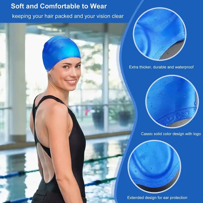 Bonnet de natation imperméable à haute élasticité