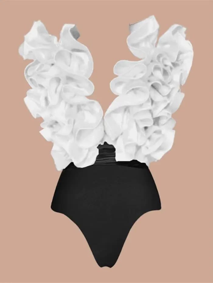 Bikini avec jupe pour femme