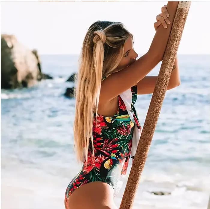 Sexy une pièce maillot de bain Push Up maillots