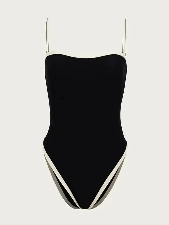 Maillot de bain une pièce, sexy, résistant, pour femmes, vêtements de plage, patchwork