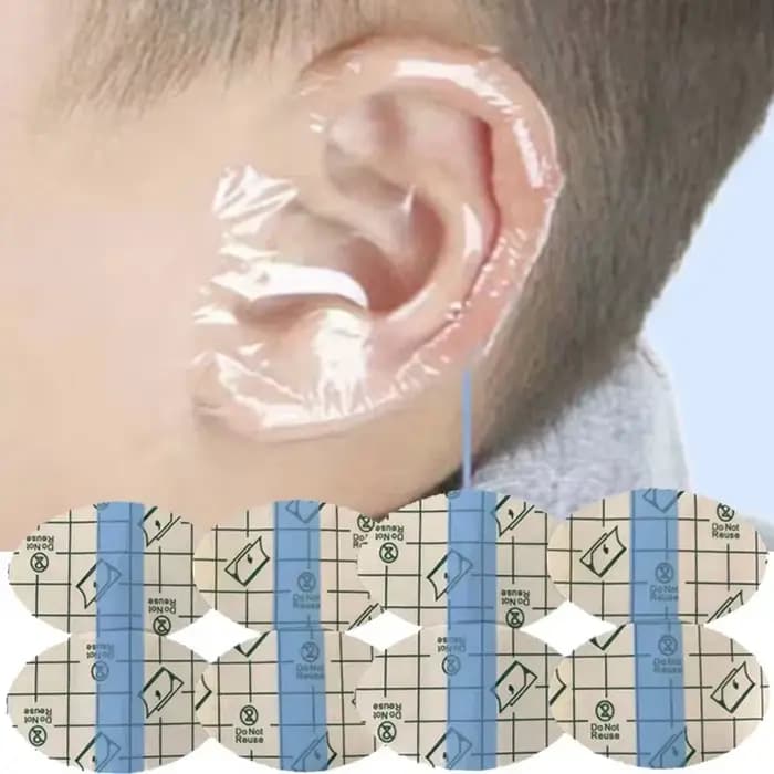 20/40 pièces bébé oreille couvre bain shampooing imperméable enfants douche natation Protection oreille autocollants enfant jetable oreille couverture