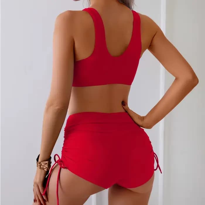 Maillot de bain deux pièces pour femmes, tankini, push up, pour la plage