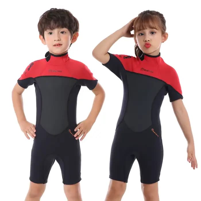 Maillot de bain court thermique enfant Surf néoprène combinaison enfants