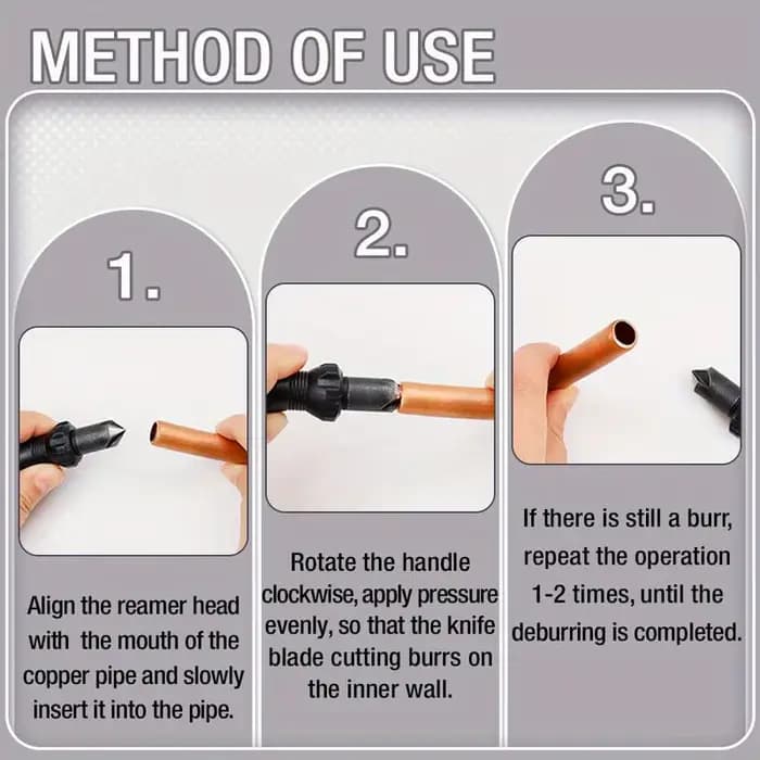 Ensemble d'outils de menuiserie professionnels : Alésoir manuel court, ébavureur, outils polyvalents, grattoir de finition