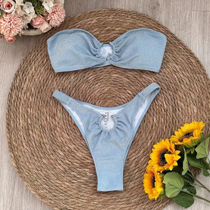 Bandeau Bikini Micro Bikinis Ensemble 2023 Femmes Maillot De Bain Sexy Femme String Maillots