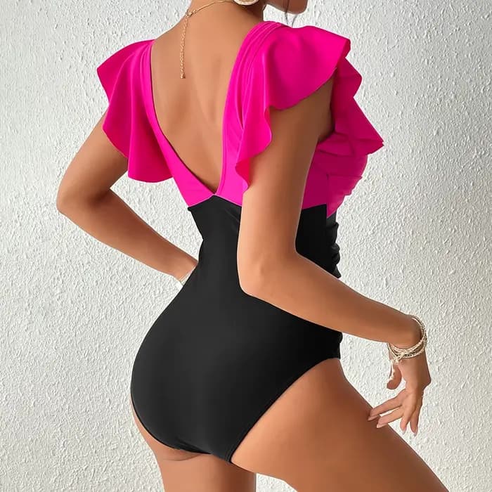 Maillot de bain sexy à volants 2026
