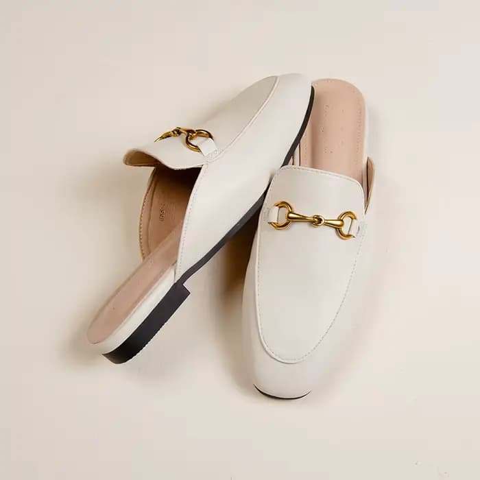 Mules d'été pour femmes avec boucle mors de cheval, style Ins 2026, polyvalentes et tendance pour l'extérieur