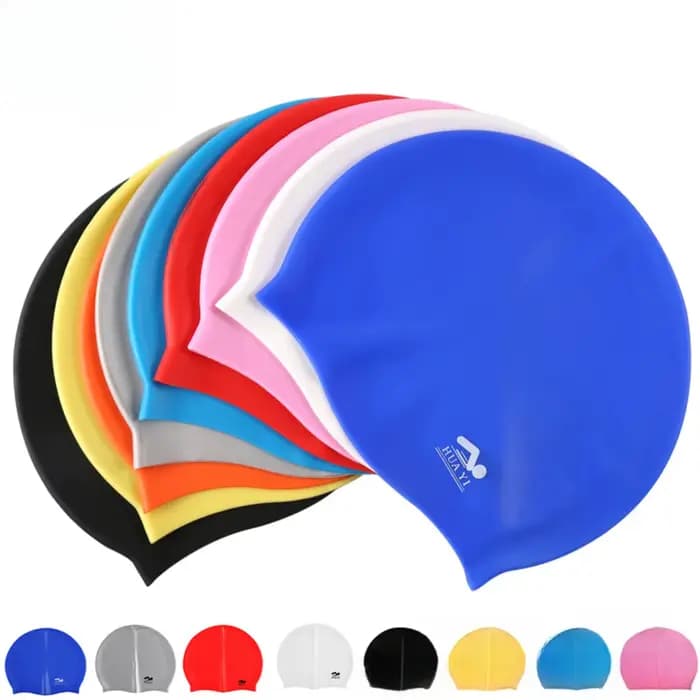 Bonnet de bain élastique en Silicone