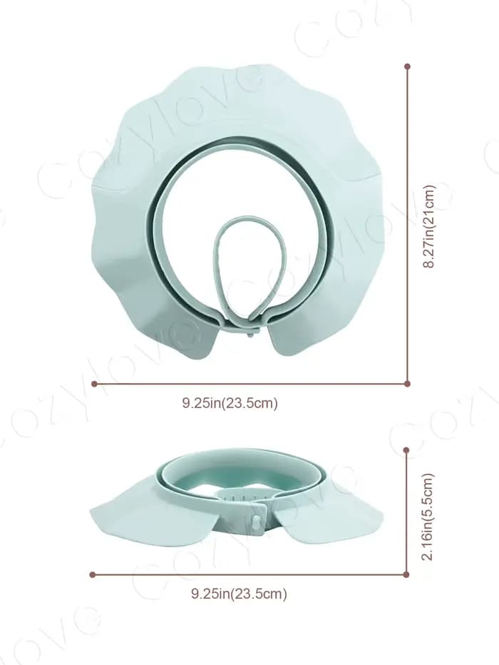 Bonnet de bain réglable, doux et imperméable, pour bébé et enfant, pour protéger les yeux