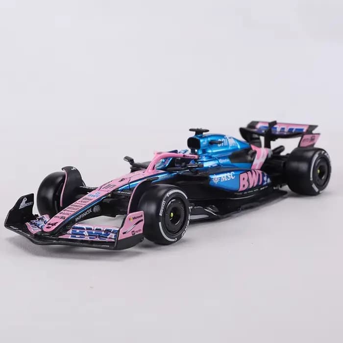 Burago 1:43 F1 voiture de course alpin A525 NO.10 Pierre Gasly formule un modèle de voiture en alliage d'équipe