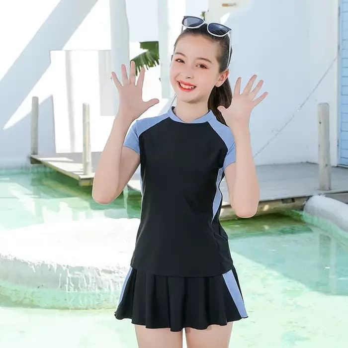 Maillot de bain 2 pièces pour adolescentes de 10 à 16 ans