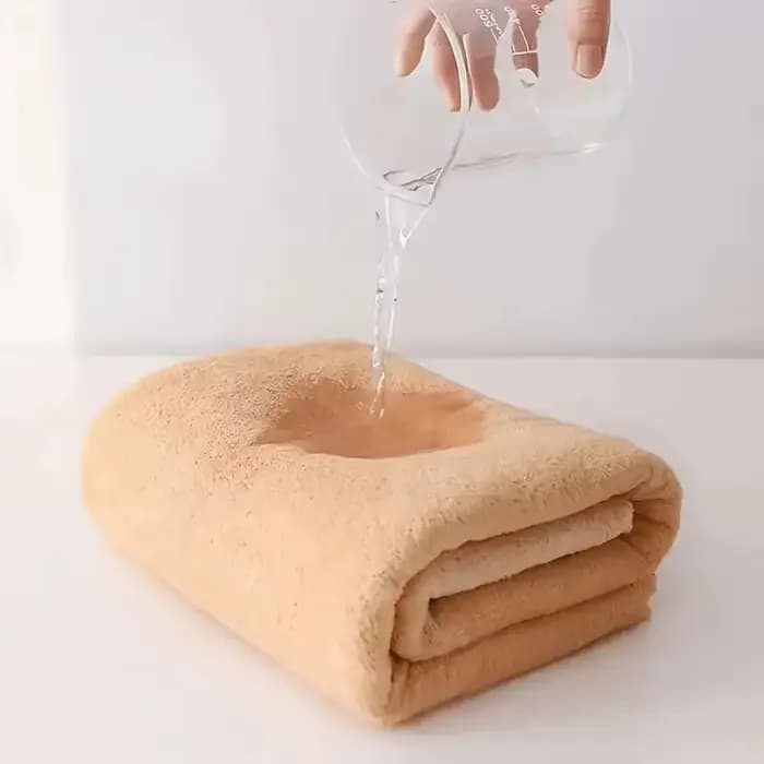 Ensemble de serviettes de bain en velours corail, 2 pièces, Super douces, très absorbantes, à séchage rapide, pour adultes, hôtel et Spa