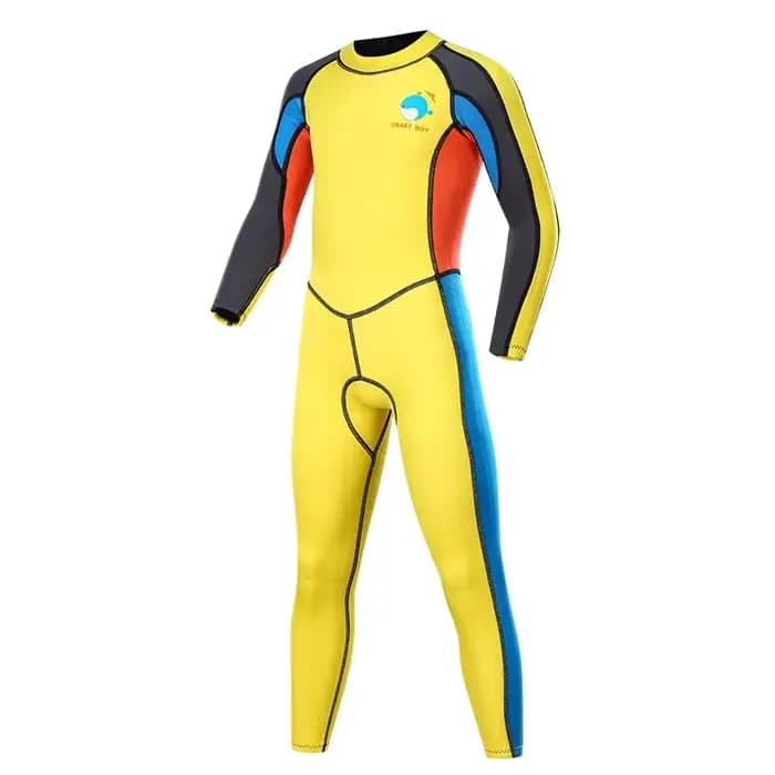 SBART-Combinaison de Plongée en Néoprène Trempé pour Enfants, Garçons et Bol, Garde au Chaud, Maillot de Bain une Pièce, Manches sulf, Protection UV, 2mm